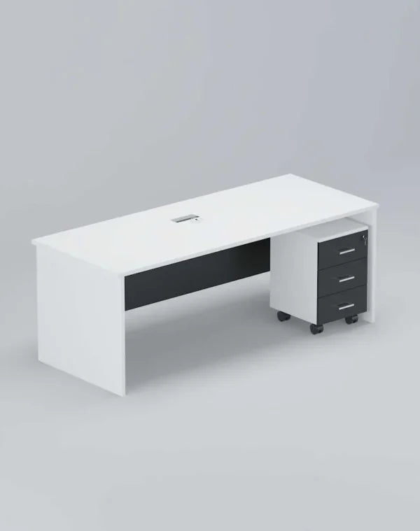 ENE Employee Desk With Storage – Modern Desk with Built-in Storage (OE3)