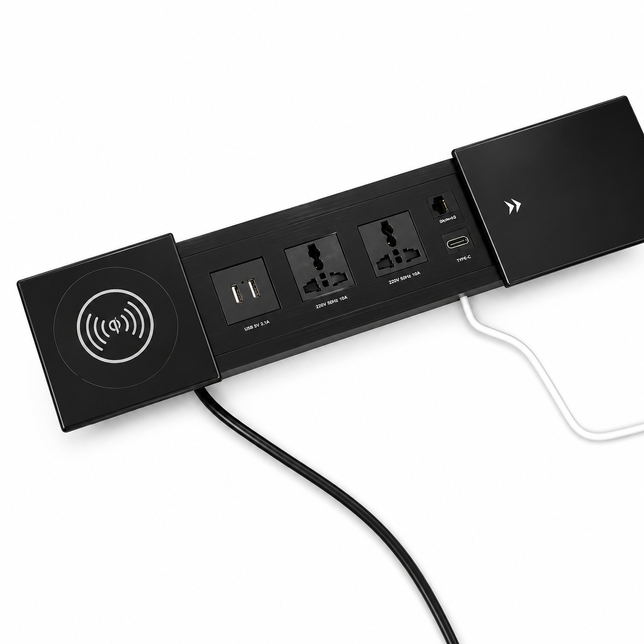 AH-02 Socket Box with Wireless Charger – Multi-Port (AC2)