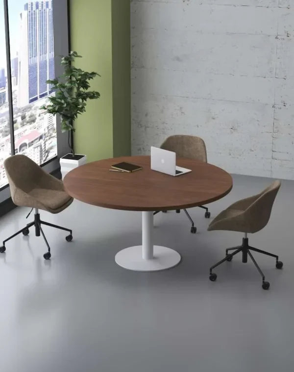 Latus 5-Seater Meeting Table – 100×100 cm (TM5)