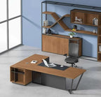 مكتب Septem Executive Desk – خشبي مع إطار معدني (OM7)