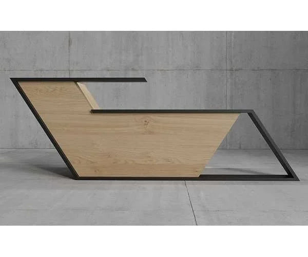 استقبال G - خشبي مع لمسات معدنية، 300×50×110 سم (CR2)