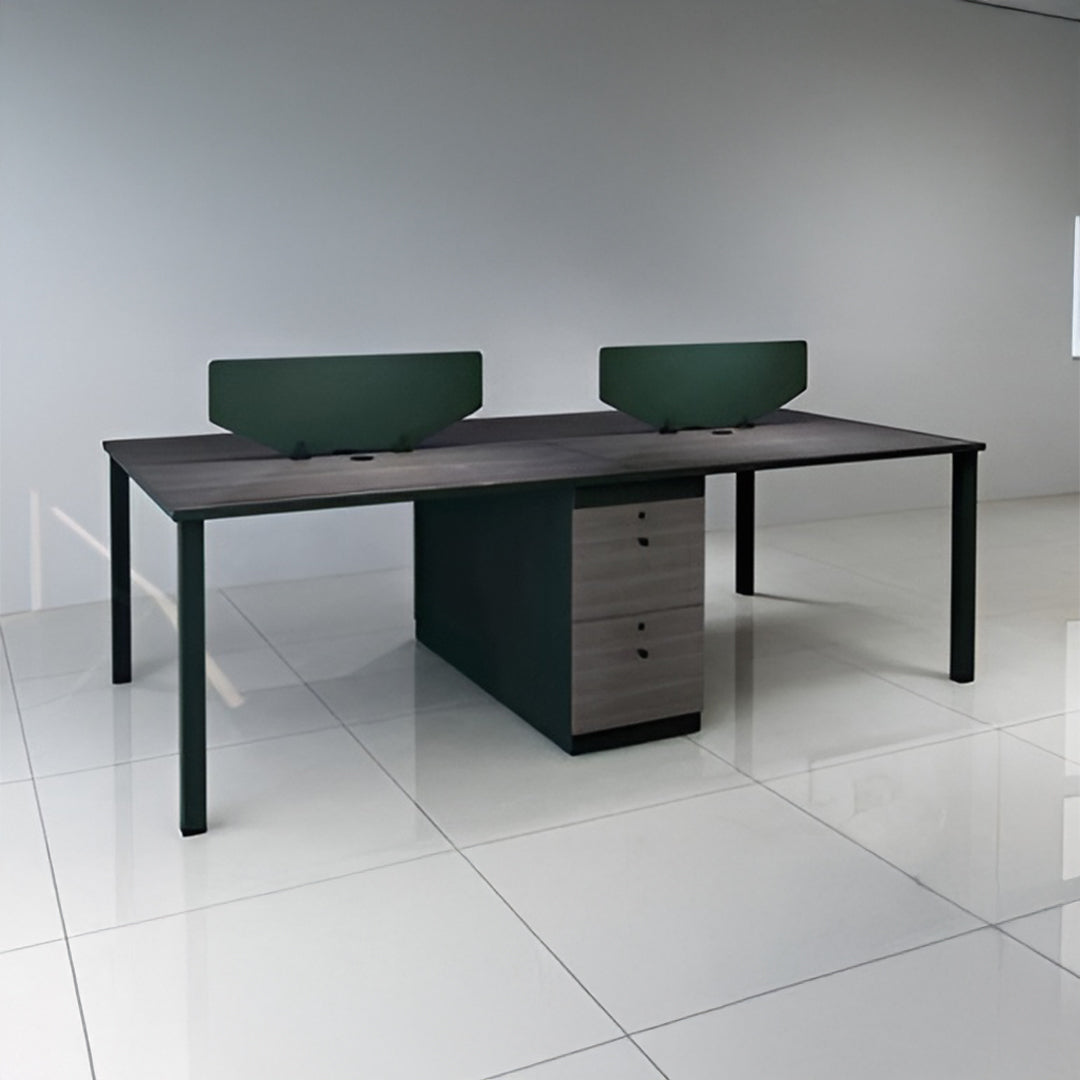 محطة عمل جزيرة - 4 أدراج مركزية، 120×240 سم، عمق 60 سم (CW9)