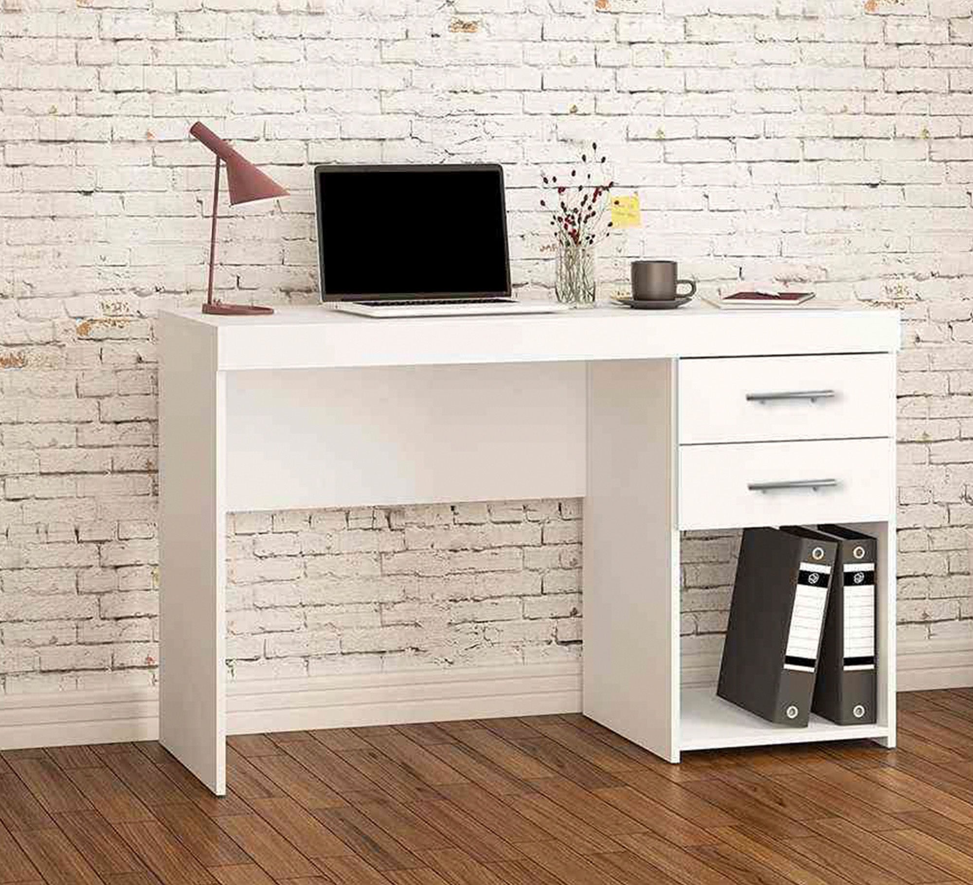 Kids' Study Desk – 2 Drawers & Large Shelf (SD14)